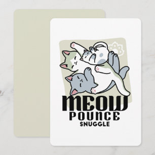 Laze Furr Days - Schattige Lazy Cats Design