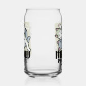 Laze Furr Days - Schattige Lazy Cats Design Blikvorm Glas (Links)