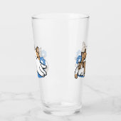 Laze Furr Days - Schattige Lazy Cats Design Glas (Links)