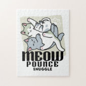 Laze Furr Days - Schattige Lazy Cats Design Legpuzzel (Verticaal)