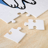 Laze Furr Days - Schattige Lazy Cats Design Legpuzzel (Zijkant)