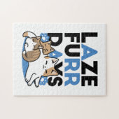 Laze Furr Days - Schattige Lazy Cats Design Legpuzzel (Horizontaal)