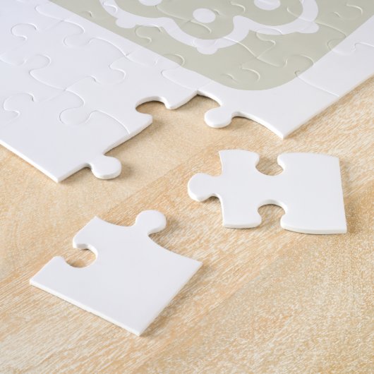 Laze Furr Days - Schattige Lazy Cats Design Legpuzzel (Zijkant)