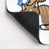 Laze Furr Days - Schattige Lazy Cats Design Muismat (Hoek)