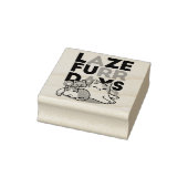 Laze Furr Days - Schattige Lazy Cats Design Rubberstempel (Stempel)