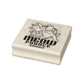 Laze Furr Days - Schattige Lazy Cats Design Rubberstempel (Stempel)