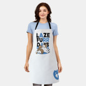 Laze Furr Days - Schattige Lazy Cats Design Schort (Gedragen)