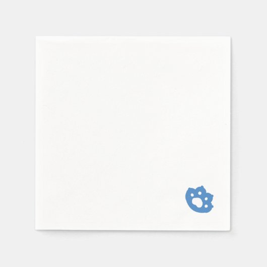 Laze Furr Days - Schattige Lazy Cats Design Servet (Voorkant)