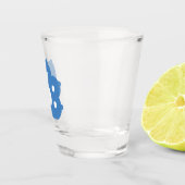 Laze Furr Days - Schattige Lazy Cats Design Shot Glas (Rechts)