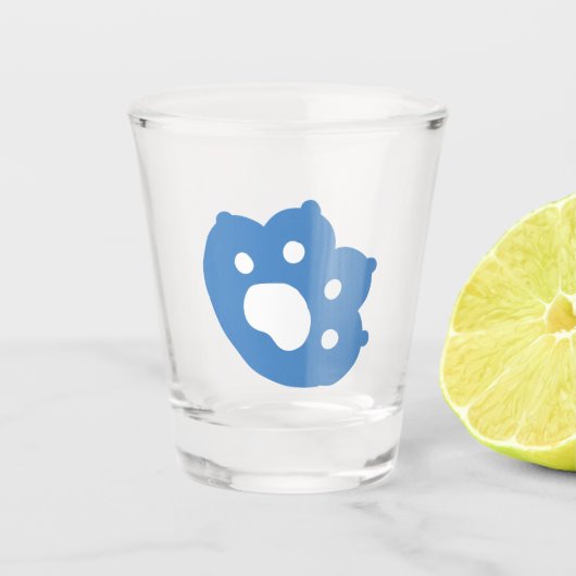 Laze Furr Days - Schattige Lazy Cats Design Shot Glas (Voorkant)