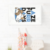 Laze Furr Days - Schattige Lazy Cats Design Spandoek (Insitu)