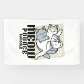 Laze Furr Days - Schattige Lazy Cats Design Spandoek (Horizontaal)