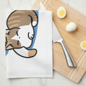 Laze Furr Days - Schattige Lazy Cats Design Theedoek (Quarter Fold)