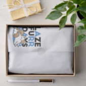 Laze Furr Days - Schattige Lazy Cats Design Tissuepapier (Geschenk)