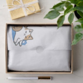 Laze Furr Days - Schattige Lazy Cats Design Tissuepapier (Geschenk)