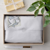 Laze Furr Days - Schattige Lazy Cats Design Tissuepapier (Geschenk)