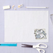 Laze Furr Days - Schattige Lazy Cats Design Tissuepapier (Craft)