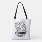 Laze Furr Days - Schattige Lazy Cats Design Tote Bag (Achterkant)