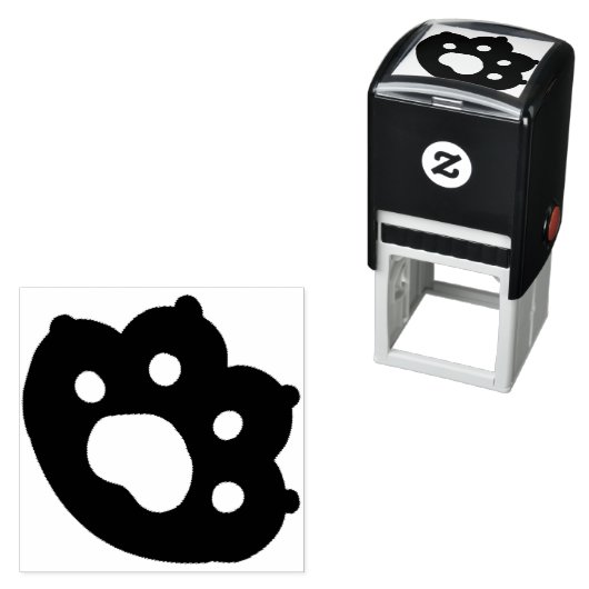 Laze Furr Days - Schattige Lazy Cats Design Zelfinktende Stempel (In situ)