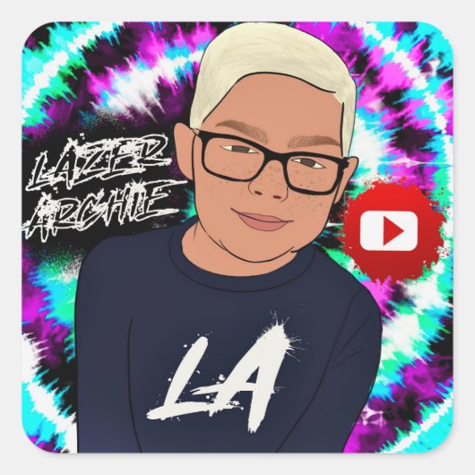 Lazer Archie Stickers