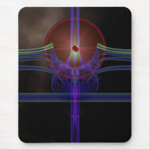 Lazer Star Burst Mousepad Muismat