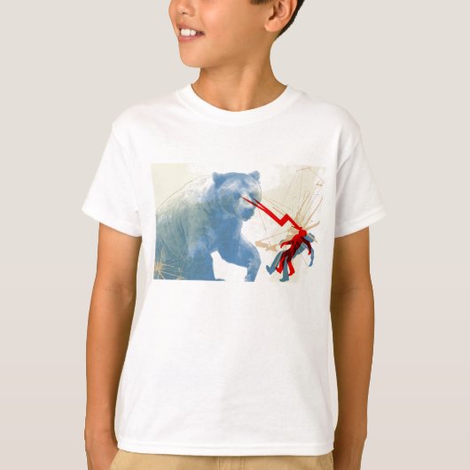 Lazers in het gezicht. t-shirt (Voorkant)