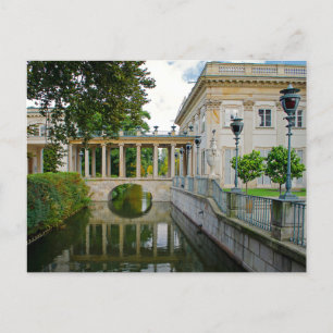 Lazienki paleisarchitectuur Warschau Briefkaart