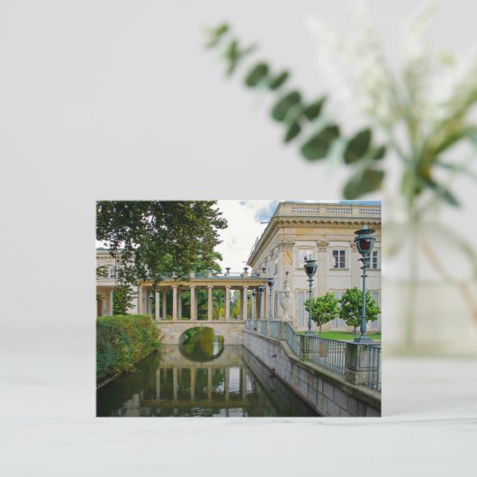 Lazienki paleisarchitectuur Warschau Briefkaart (Staand voorkant)
