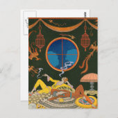 Laziness door George Barbier Briefkaart (Voorkant / Achterkant)