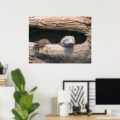 Lazing Komodo Poster (Thuiskantoor)