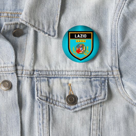 Lazio Flag Ronde Button 5,7 Cm (In situ)