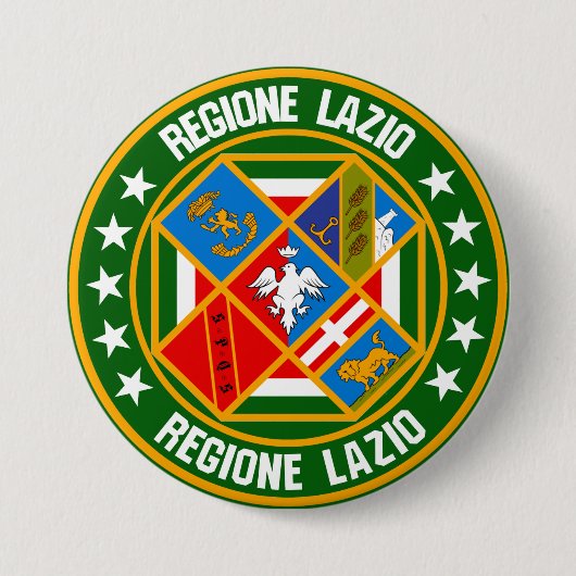 Lazio Ronde Button 7,6 Cm (Voorkant)