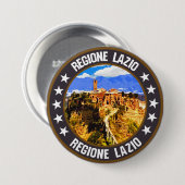 Lazio Ronde Button 7,6 Cm (Voorkant /achterkant)