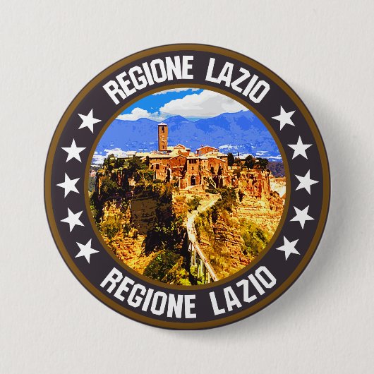 Lazio Ronde Button 7,6 Cm (Voorkant)