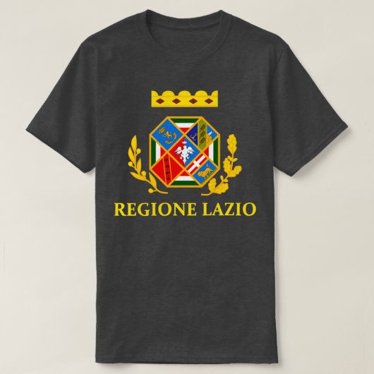 Lazio Vlag Italië T-shirt (Design voorkant)