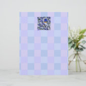 Lazuli Bunting Briefpapier (Staand voorkant)