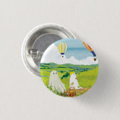 Lazy Aftermiddag Ronde Button 3,2 Cm (Voorkant /achterkant)