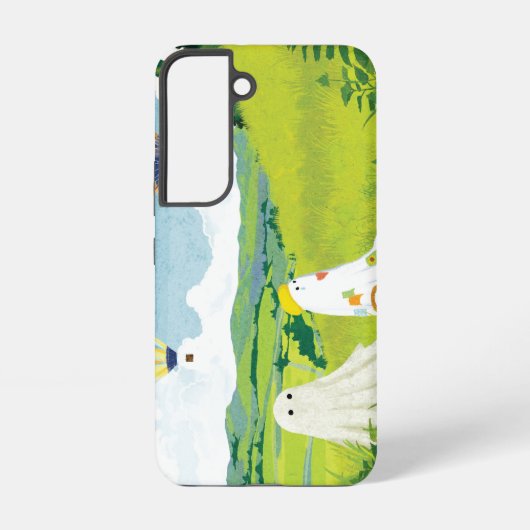 Lazy Aftermiddag Samsung Galaxy Hoesje (Achterkant)