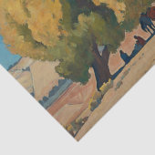 "Lazy Autumn" Westerne kunst van Maynard Dixon Tissuepapier (Detail)