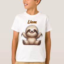 Lazy Baby Sloth - T-shirt voor  Kinderen