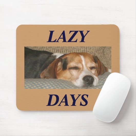Lazy Beagle Muismat (Met muis)