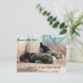 Lazy Bears Post Card Briefkaart (Staand voorkant)