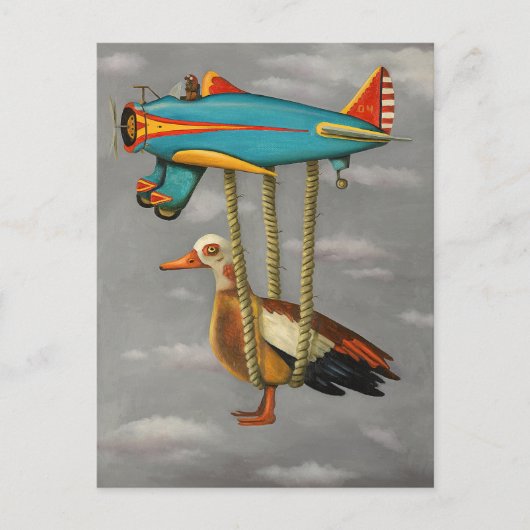 Lazy Bird 2 Briefkaart (Voorkant)