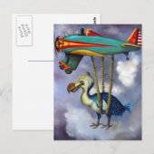 Lazy Bird Briefkaart (Voorkant / Achterkant)