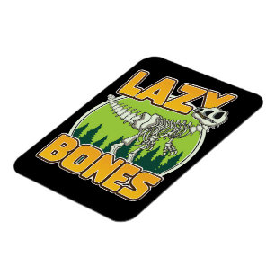 Lazy Bones cartoonalogo Magneet