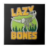 Lazy Bones cartoonalogo Tegeltje (Voorkant)