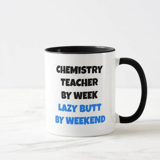 Lazy Butt Chemie Leraar Mok (Rechts)