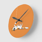 Lazy Calico Cat | Schattigee Kitty Cat Lover Ronde Klok (Hoek)