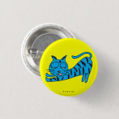 Lazy Cat Button (Voorkant /achterkant)