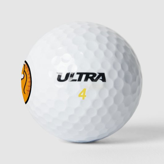 Lazy Cat Days Golf Balls Golfballen (Logo)